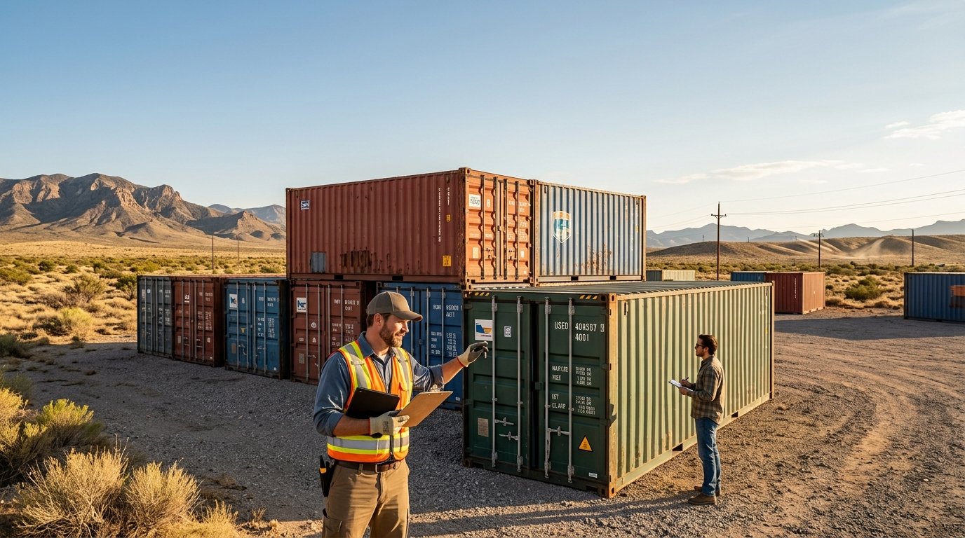 Used Shipping Containers for Sale in New Mexico & West Texas: What to Check Before Buying